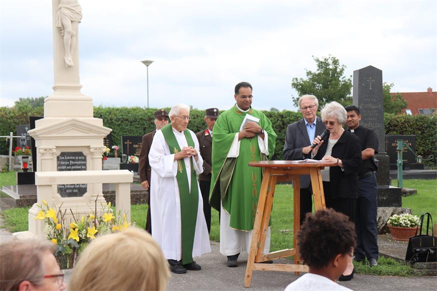 Friedhofkreuz in Krensdorf wurde restauriert