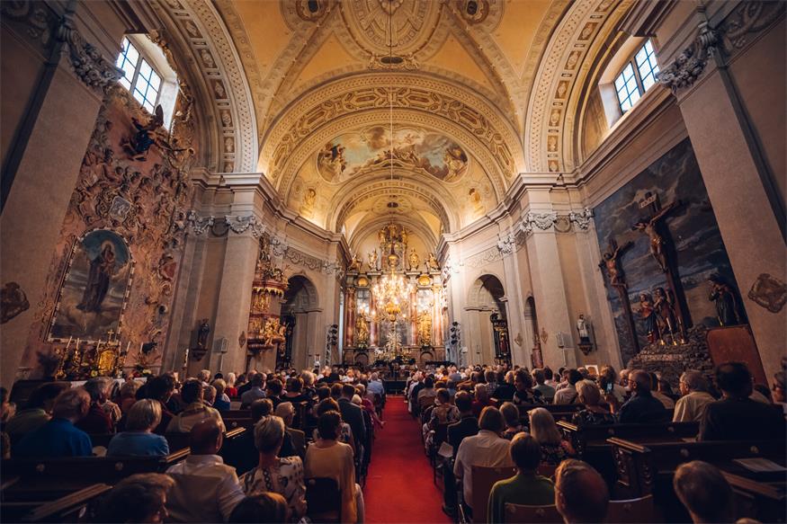Pfarrkirche Lockenhaus. Hier wird einzigartiges Flair beim Kammermusikfest geboten. 