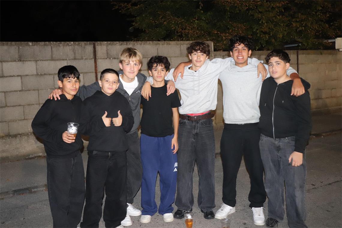 Bilal, Kaan, Christian, Selim, Sandro, Ahmet und Alperen.