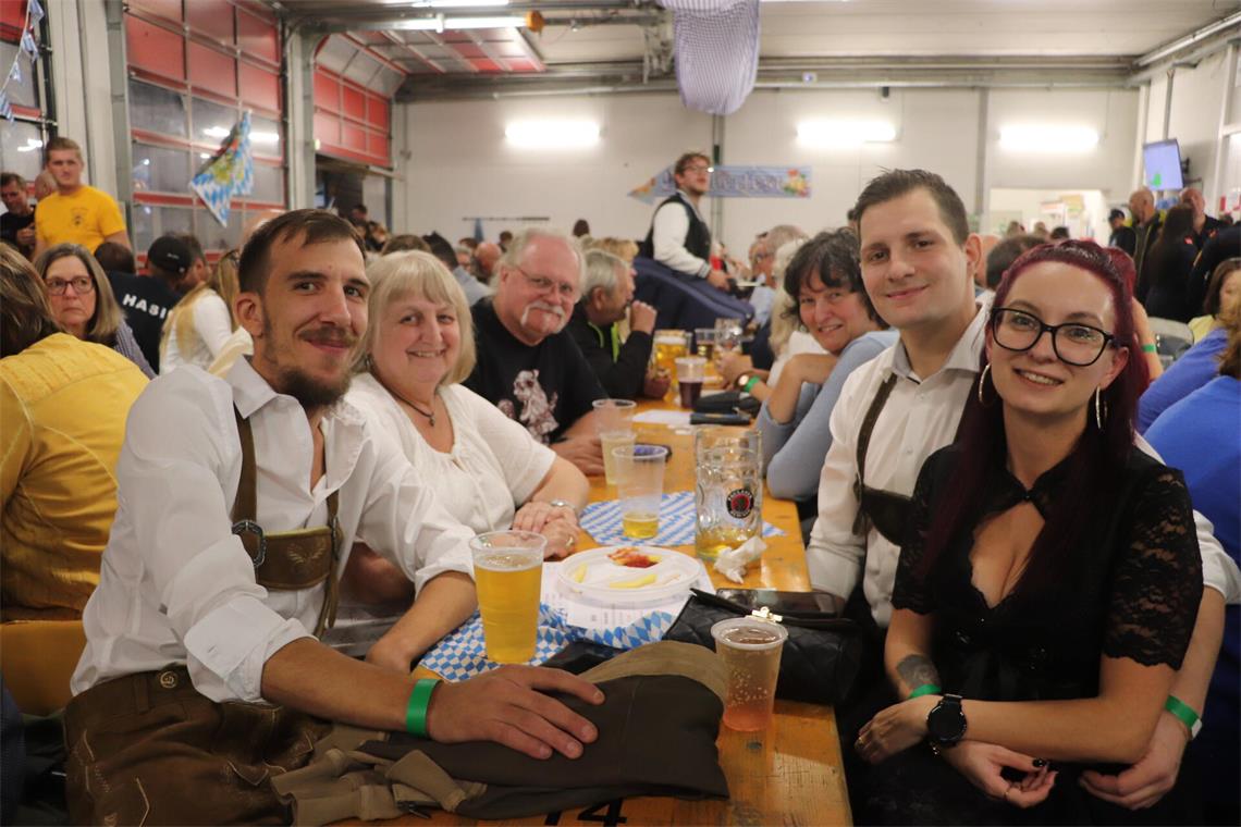 Manuel Eva, Joachim, Brigitte, Patrick und Julia. 