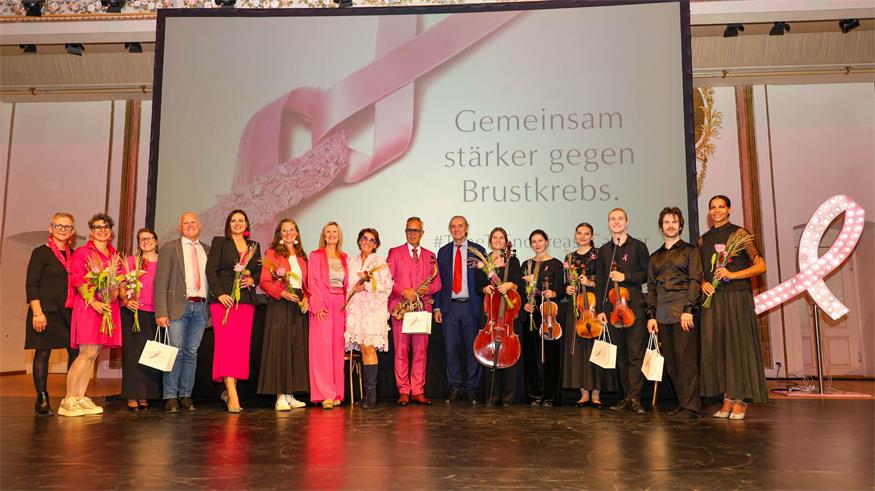 Pink Ribbon Galaabend im Schloss Esterhazy. Alle Mitwirkenden freuten sich über die von Herzen kommende Unterstützung.