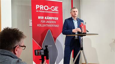 ProGE-Bundesvorsitzender Reinhold Binder zu Besuch in Eisenstadt.