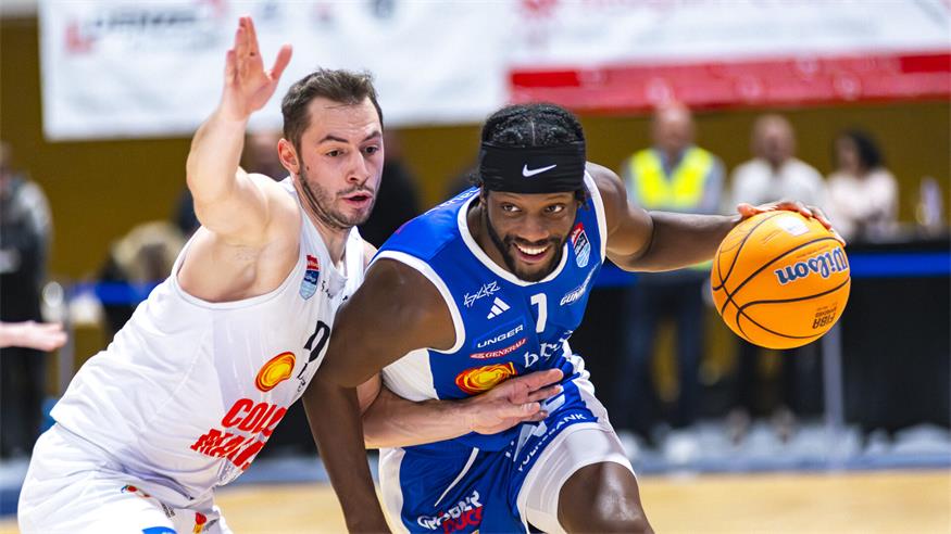 Quincy Diggs und die Gunners setzten sich in Eisenstadt gegen Jakob Szkutta und die Dragonz durch.