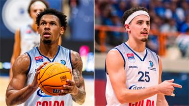 Rayshawn Mart (l.) wechselt nach Bayreuth, Lukas Hahn (r.) nach Neapel.