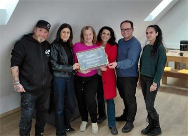 René Wagner, Angelika Senninger, Nicole Hahn, Doris Schuch, Marek Zeliska und Melissa Olari (v.l.).