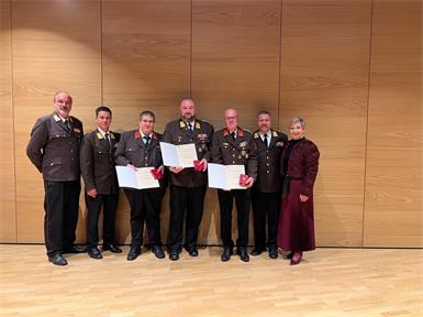 Robert Hoffmann, Thomas Dienbauer und Bernhard Kern erhielten Auszeichnungen.