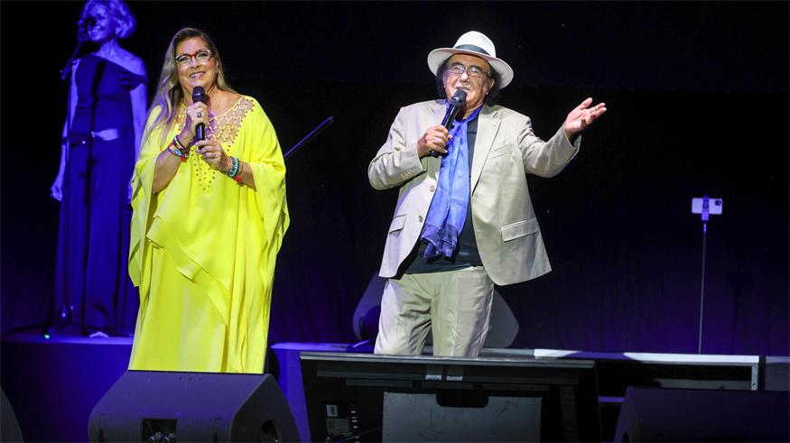 Romina Power und Albano Carrisi - der Höhepunkt der „Italienischen Nacht“ auf der Seebühne in Mörbisch.