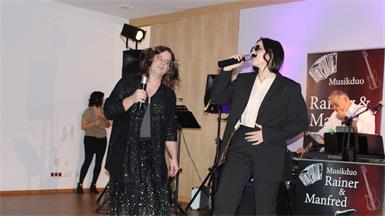 Romina und Al Bano Power in Steinberger Version gehörten zu den Stargästen beim Ball der Feuerwehr Steinberg.