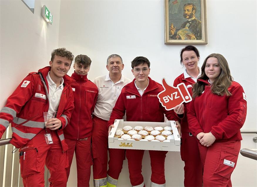 Rotes Kreuz Oberwart: Oliver Beck, Fabien Nemejc, Erwin Hanzl, Benedikt Heinrer, Michaela Schmölzer-Pfingstl, Anna Peschek.