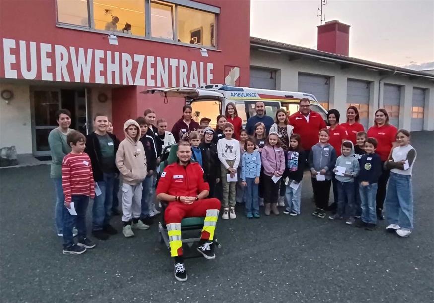 Rund 40 Kinder nahmen am Schnuppertag des Jugendrotkreuzes teil. 