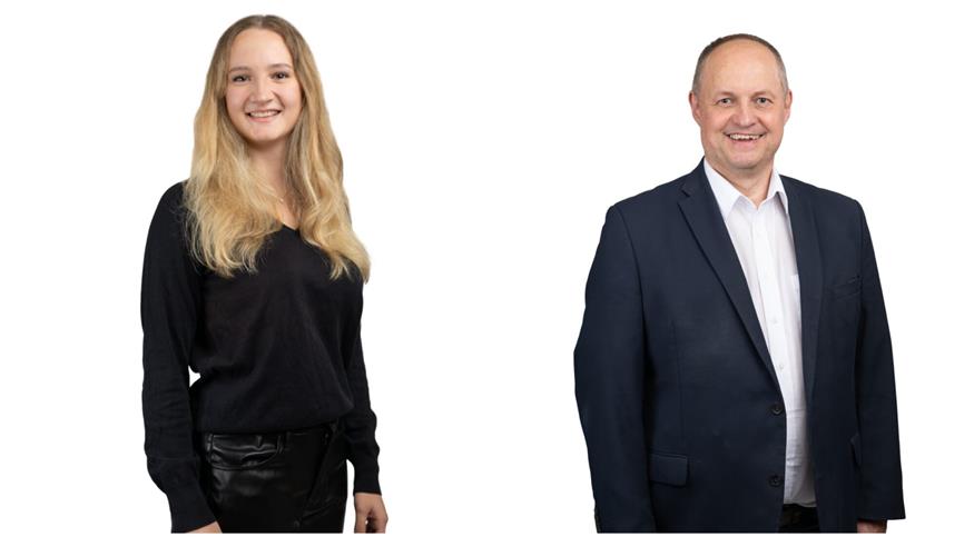 SPÖ-Duo mit Katharina Egger und Karel Lentsch darf sich über ein gutes Abschneiden der Sozialdemokraten in Neudorf freuen. 