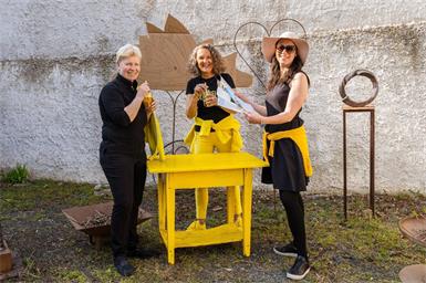 Sabine Kerstinger, Eva Ledl und Dagmar Habeler freuen sich sehr über die Nominierung. 