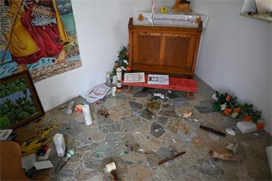 Sachbeschädigung und Verwüstung von Unbekannten in der Jakobuskapelle in Deutschkreutz.
