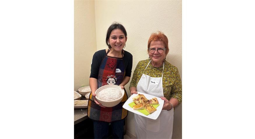 Samara Sánchez Pöll von der GRÜNEN Jugend und Organisatorin Paula Pichler von der GRÜNEN Generation Plus freuten sich über den gelungenen Kurs.
