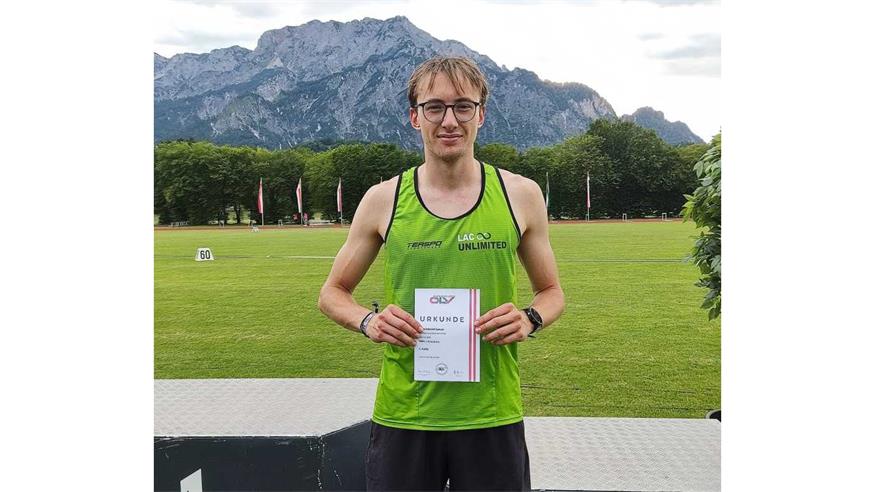 Samuel Kerschbaum belegte in Hallein Platz fünf über die Langdistanz.
