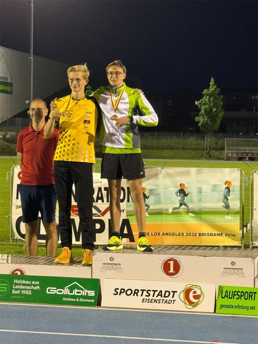 Athleten des LAC Unlimited Kobersdorf stürmten auf das Podest