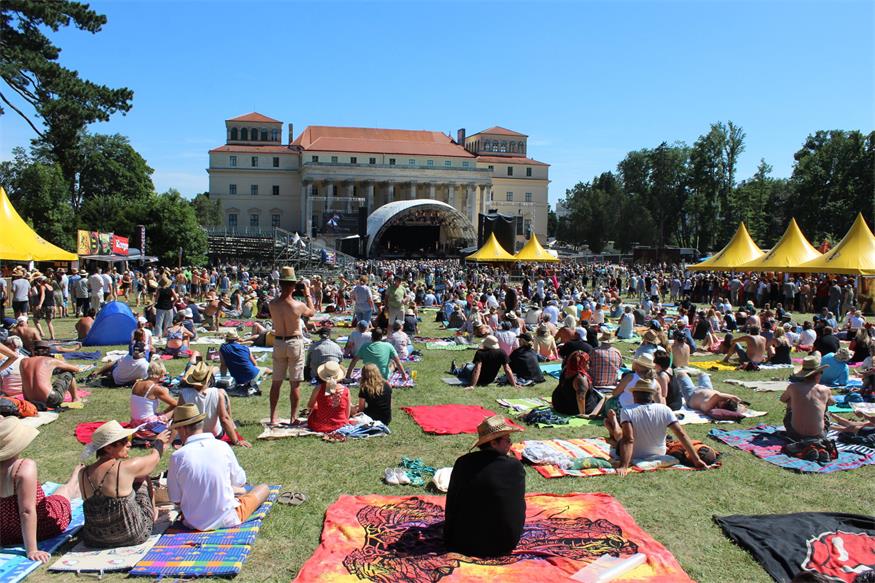 Schlosspark in Eisenstadt. Musikalische Highlights sind garantiert.