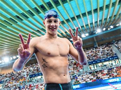 Sebastian Giefing bei der Schwimm-Europameisterschaft in Paris. Über die 200 Meter Freistil kraulte sich der 18-jährige Mittelburgenländer beinahe zur Sensation. Knapp verpasste er die Bronzemedaille, die Erfahrungen vor einem internationalen Publikum kann ihm aber keiner nehmen. 