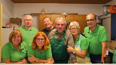 Sofia Wilfing, Karl Aufner, Birgit Haider, Johann Strobl, Franz Haider, Anni Feilhofer und Otmar Illedits von den Naturfreunden Mattersburg. 