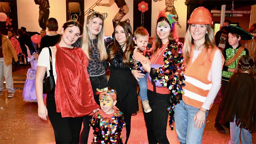 Sophie, Lena, Simon, Kim, Julian, Sandra und Chiara waren dabei.