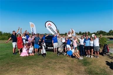 Sowohl das Team des Rotary Clubs Eisenstadt sowie die Gewinner:innen der Charity Golf Trophy strahlten am Ende des Tages.