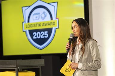 Sport- und TV-Moderation Karina Toht führe durch den heurigen Logistik Award der Österreichischen Post