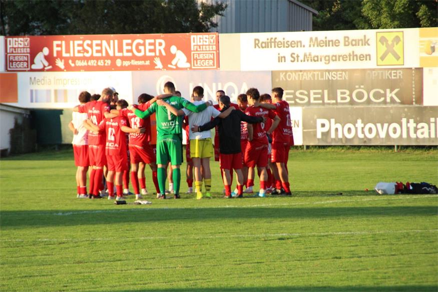 St. Margarethen kann daheim nicht gewinnen - 1:1 gegen Eberau