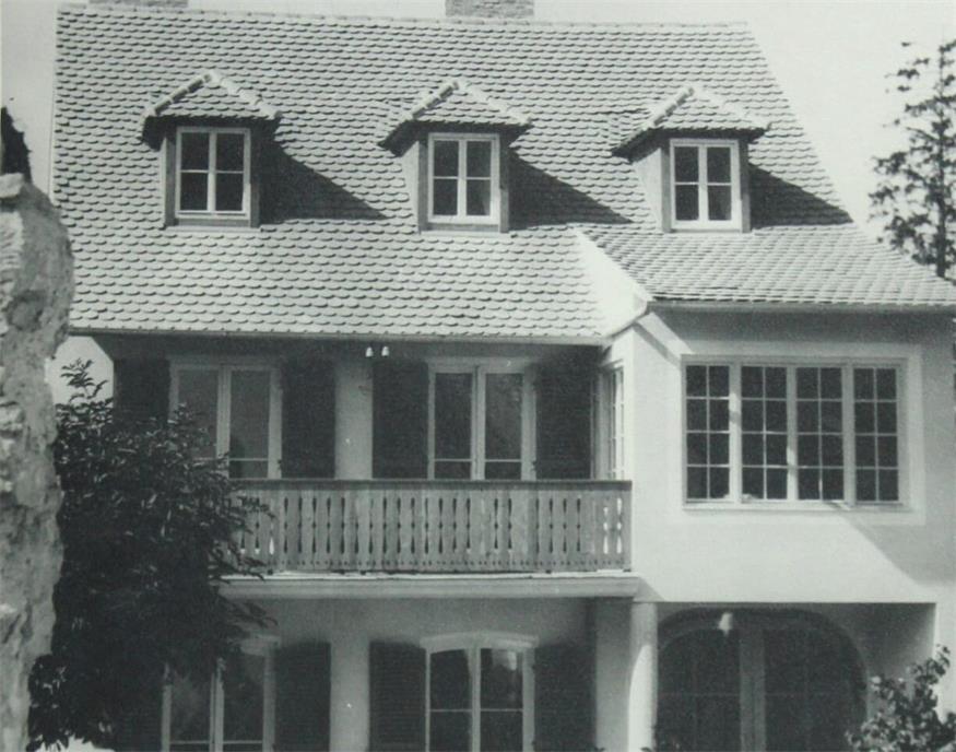 Stadtvilla Eisenstadt im Jahr 1950. 