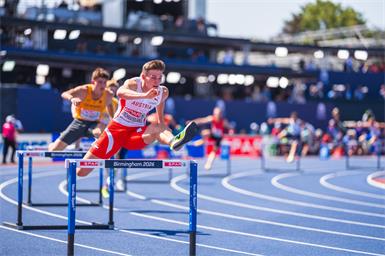 Starke Leistung: Die lieferte Niklas Strohmayer-Dangl auch im Halbfinale der Leichtathletik-Europameisterschaften ab. 