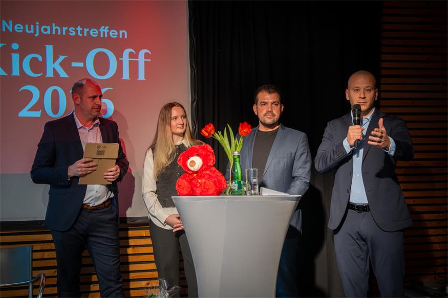 Stefan Wögerer, Katharina Egger, Kilian Brandstätter und Maximilian Köllner