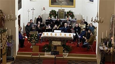Stimmungsvolle musikalische Beiträge prägten die besinnliche Adventfeier in der Pfarrkirche Raiding.