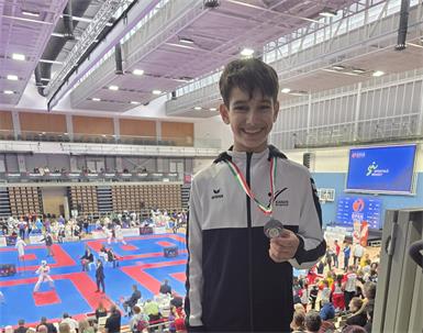 Strahlendes Lächeln. Keresztely Deodat Varga war bei den Hungarian Open ganz stark und sicherte sich die Silbermedaille.