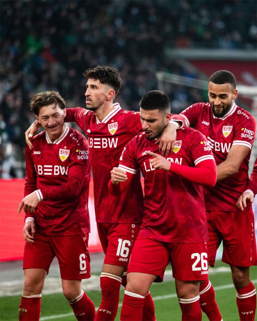 Stuttgart bejubelte Auswärtssieg gegen Gladbach