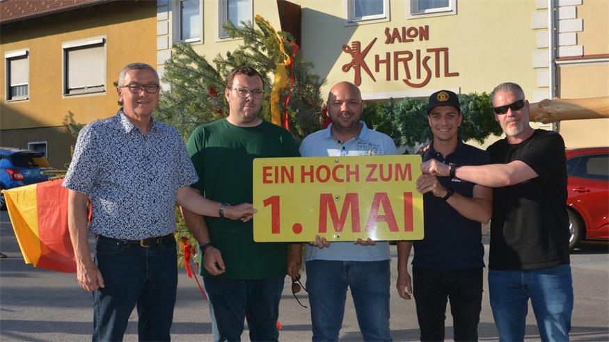 Im ganzen Bezirk Eisenstadt hieß es: Hoch dem 1. Mai