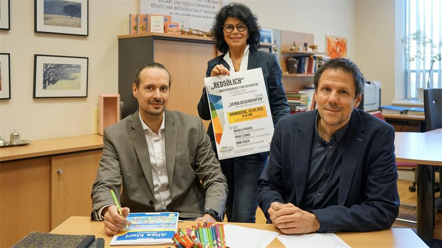 Thomas Hofer und Wolfgang Millendorfer werden neben anderen Volksschuldirektorin Rafaela Strauß zum Gespräch bitten.