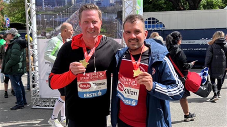 Thomas Hoffmann (l.) und Kilian Brandstätter