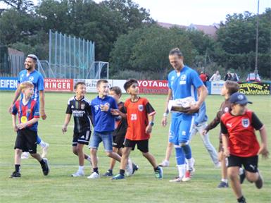 Thomas Jusits ist ein Vorbild für den Nachwuchs in St. Margarethen, muss gegen Bad Sauerbrunn allerdings zuschauen