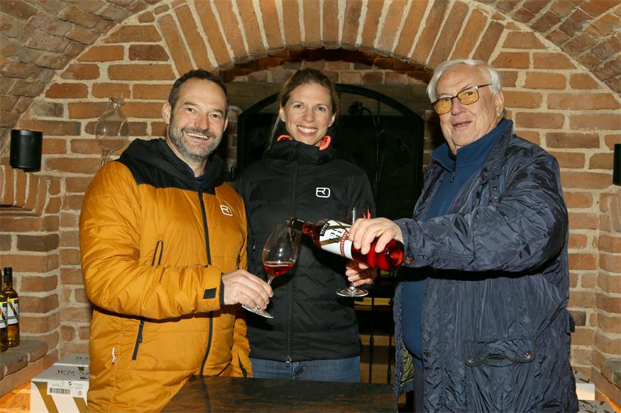 Thomas Pfeifer, Larissa Blasch und Josef Wiener. 