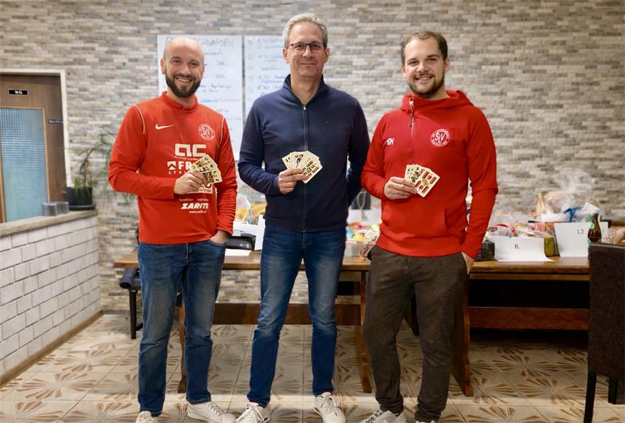 Thomas Weninger, Daniel Herbst und Obmann Stefan Horvath kümmerten sich unter anderem um den organisatorischen Ablauf.
