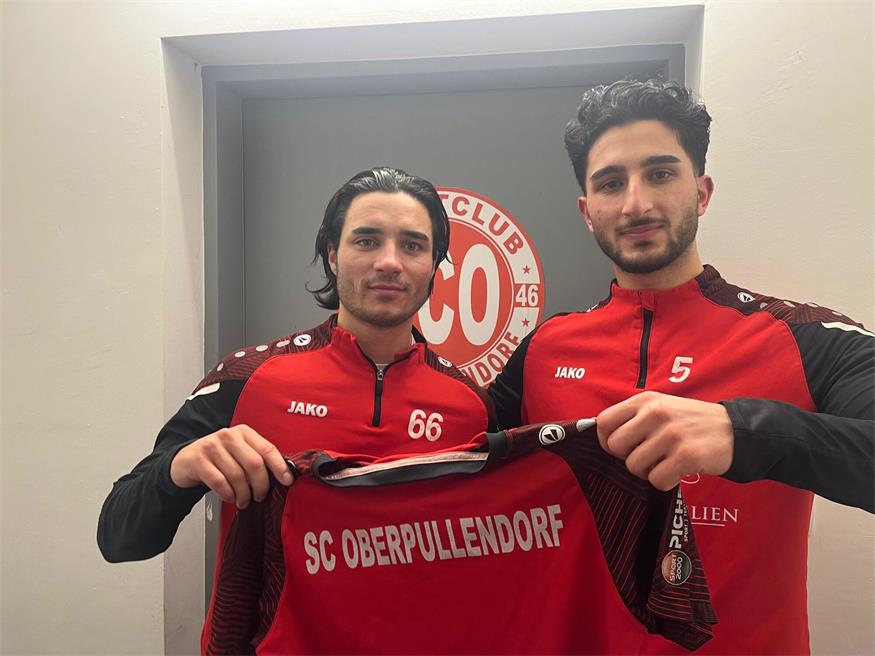Toma Sabo (l.) und Tarik Akbiyik werden den SC Oberpullendorf künftig verstärken. 
