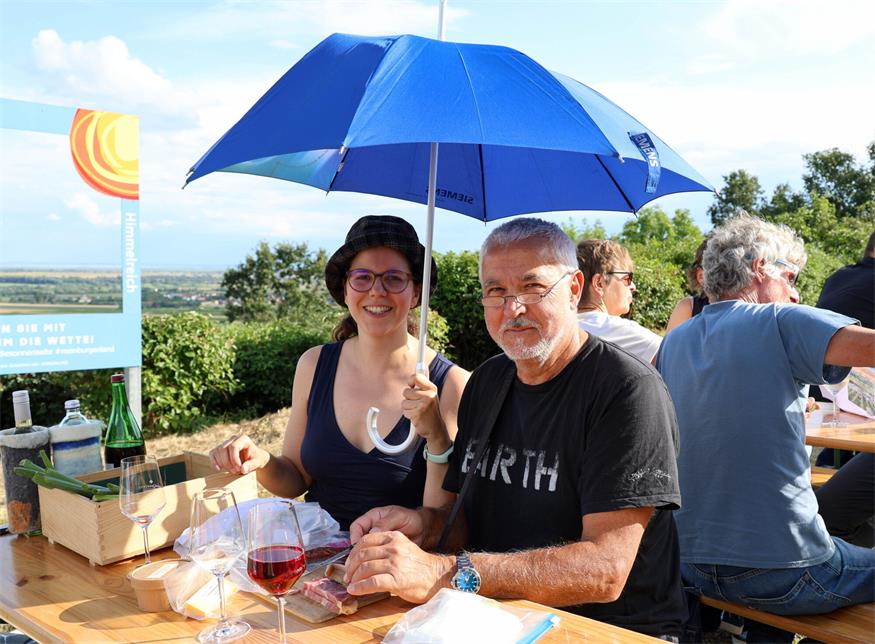 Weinquartett-Picknick im Himmelreich