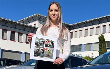 Victoria Baumgartner aus der Handelsakademie Oberpullendorf überzeugte die Fachjury mit ihrem Beitrag. 