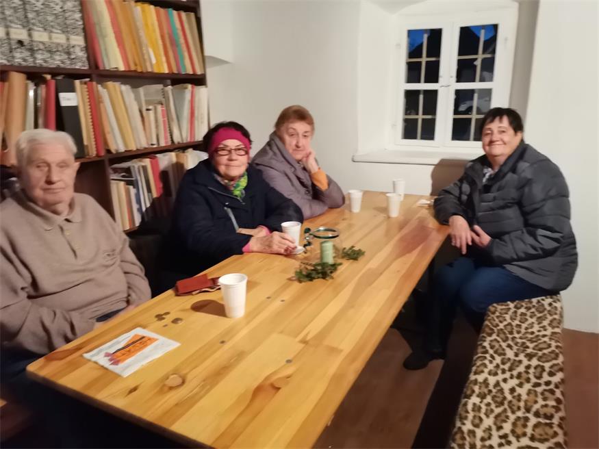 Im ältesten Haus von Baumgarten wurde der Jahresausklang gefeiert