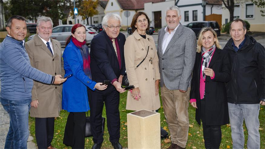 Vize-Bürgermeister Christian Schriefl und Bürgermeister Eduard Scheuhammer (v.l.) mussten ein Minus ihrer ÖVP von 10,3 Prozent in St. Margarethen hinnehmen. Jürgen Jakob (r.) und die SPÖ freuen sich über ein Plus von 1,2 Prozent.