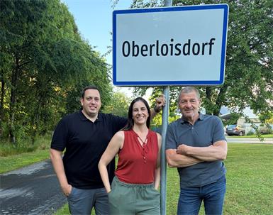 Vizebürgermeister Patrick Brenner, Gemeindevorständin Rebecca Schedl und Ortsparteivorsitzender Harald Kranjec wollen ein starkes Zeichen für mehr Mitbestimmung junger Menschen setzen.