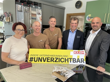WK-RStObfrau Tanja Stöckl, Mario und Günter Hari, Wilfried Drexler, Bürgermeister Joachim Raser
