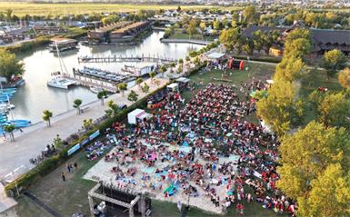 WM-Public-Viewing im Strandbad Neusiedl am See 