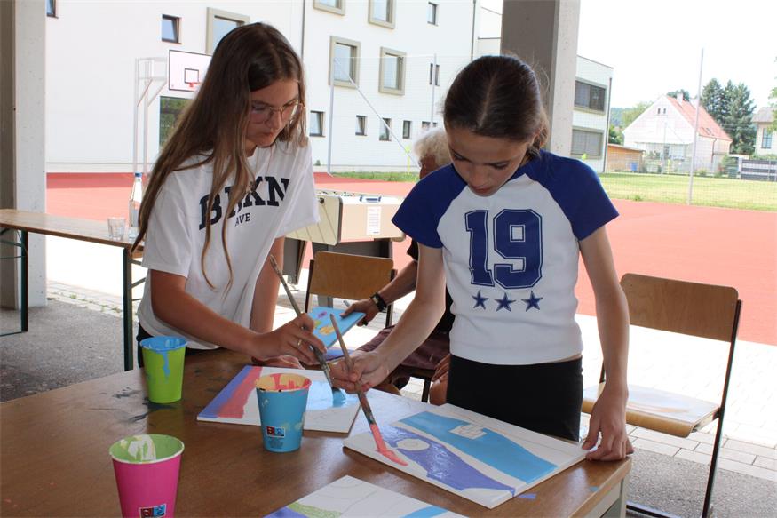 Hundertwasserflair in der Mittelschule Oberpullendorf