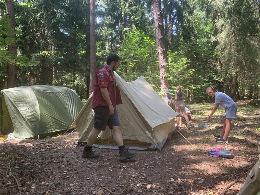 Ritzinger Kinder erlebten Waldschule mit den Pfadfindern