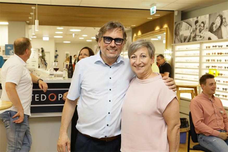 Optiker Nechansky lud zur Eröffnungsfeier des neuen Standortes